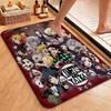 Demon Slayer Character Collection Indoor Rug Thick Nonslip Carpet For Study Reading Area Home Decor Halloween Gift