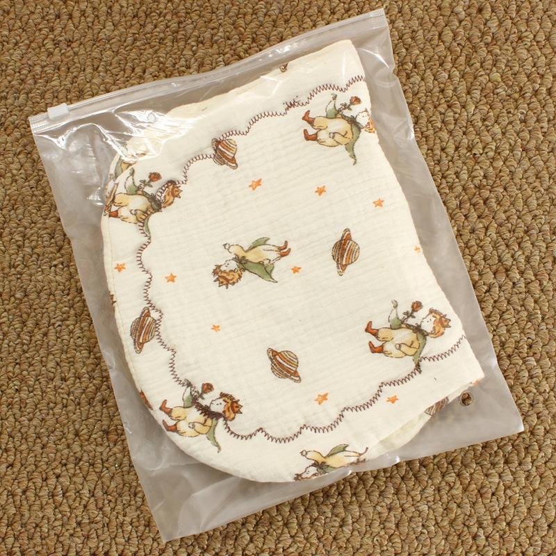 INS-style Newborn Baby Gauze Cloud-shaped Pillow U-shaped Cotton-filled Pillow, Baby Pillowcase, Anti-spit-up Mat, Flat Pillow