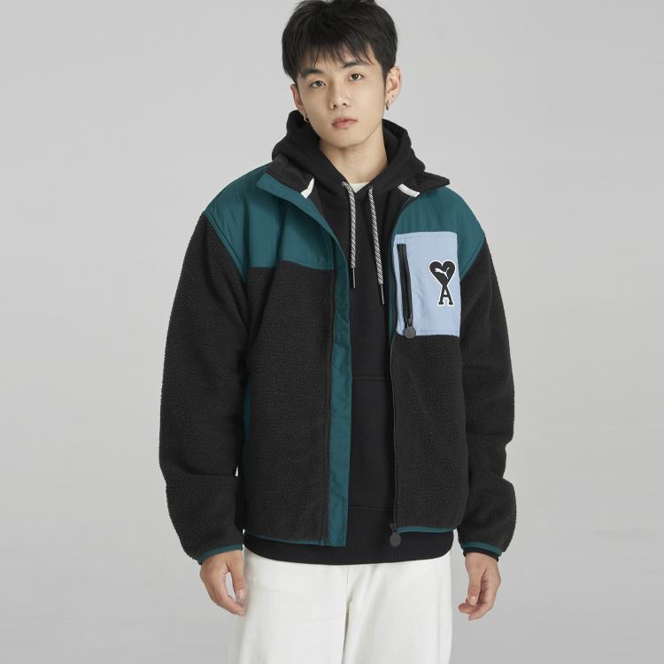 Puma X Ami Sharpa Giacca Nero Puma Uomo Streetwear 535998-01
