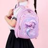 Cute Cartoon Nylon Backpack For Kids With Spinal Protection And Load Reduction Design