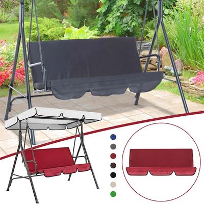Garden Swing Canopy Replacement Top Cover Tarp Waterproof Sun Protection for Outdoor UV Protection Waterproof Awning Sunshade Am
