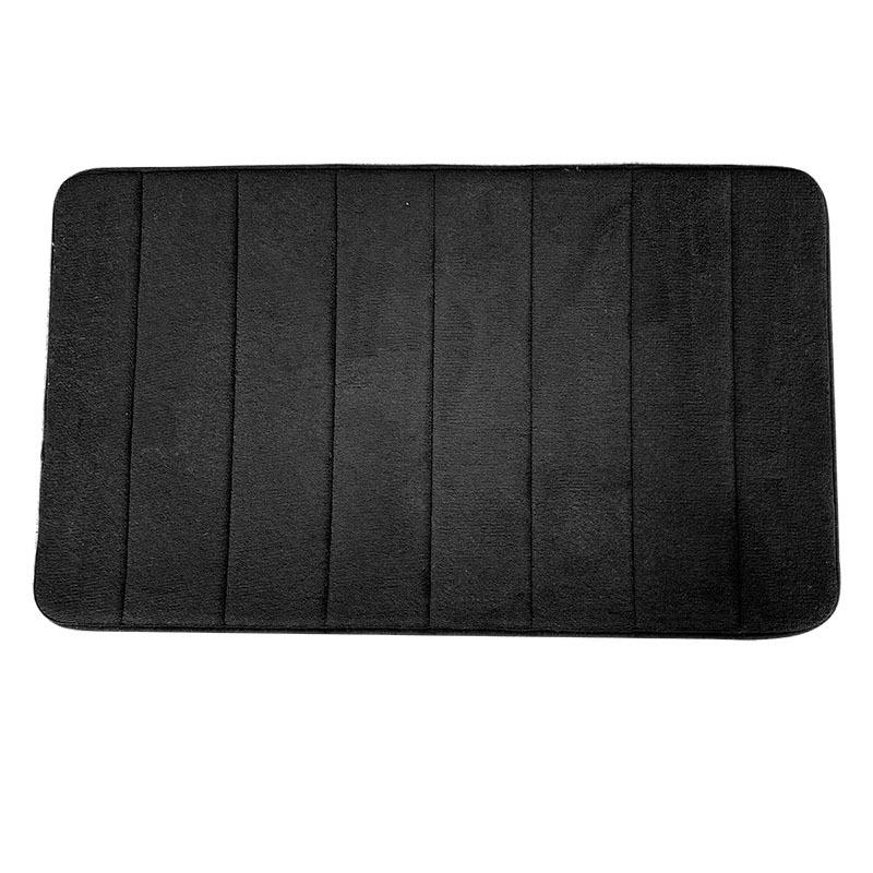 2026 1pc Thickened Floor Mat, Bathroom Absorbent Foot Mat, Household Anti Slip Mat, Quilted Memory Foam Door Mat, Coral Velvet Door Mat