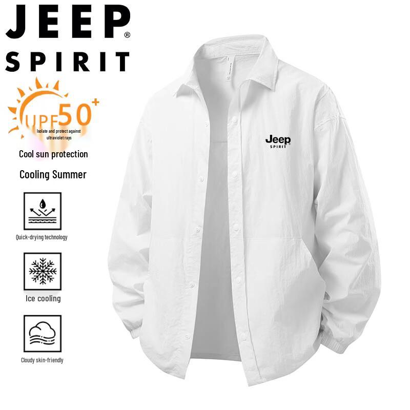 Jeep Spirit Men s Lightweight Sun Protection Jacket S