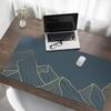 Gaming Mousepad with Artistic Mountain Lines Print for Desk 120X60 Cm