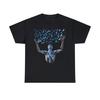 Unisex Adult T Shirt Streetwear Designer Graphic Tee Chrome Skeleton Butterfly