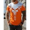Men's T-shirts Outdoor Breathable Round Neck Short Sleeve Summer Shirt 3D Full Body Printed Unique Pattern, Casual Sports Street