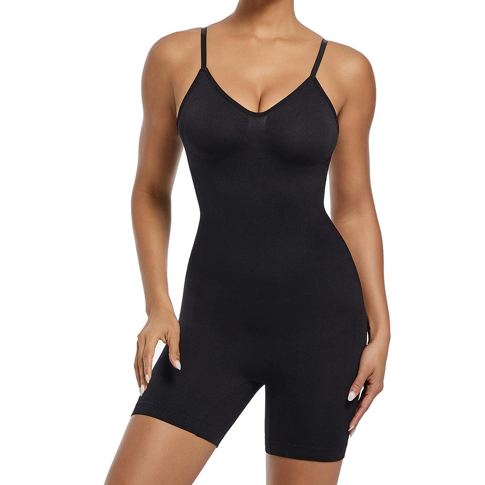 Shapewear-Body für Frauen, Bauchkontrolle, Ganzkörperformer, niedriger Rücken, Camisoles, Taillentrainer, schlankmachende Unterwäsche, Strampler, formende Tank-Tops, Trikots