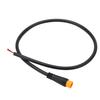 Câble d'extension électrique pour vélo à 3 conducteurs Cuivre et PVC Câble d'extension pour capteur de frein et accélérateur Pour accessoire de vélo Connecteur mâle 200V AC