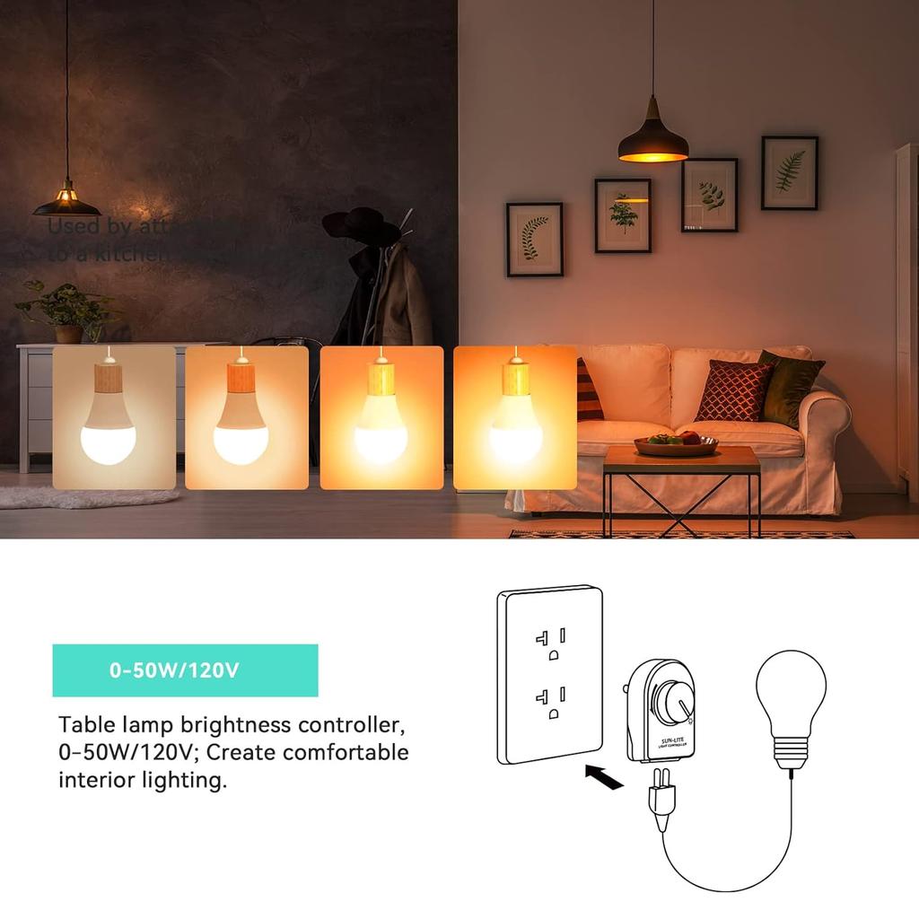 Aiwode Rotating Dimmer Switch,Soldering Iron Temperature Control,Electric Fan/Factory Electric Fan,Ventilation Fan,Power Controller,Desk Lamp,Dimming