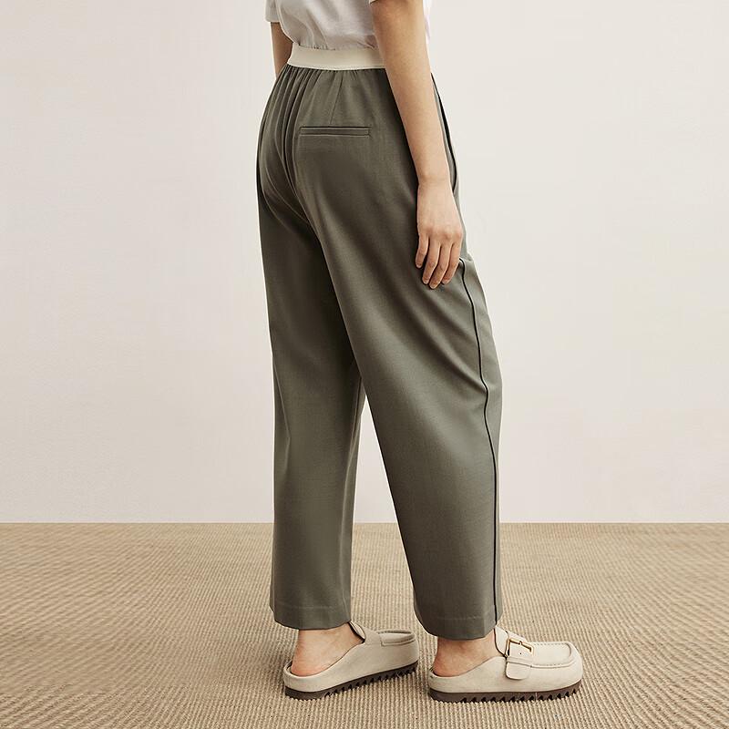 LESS 2025 Autumn Casual Loose Straight-Leg Trousers