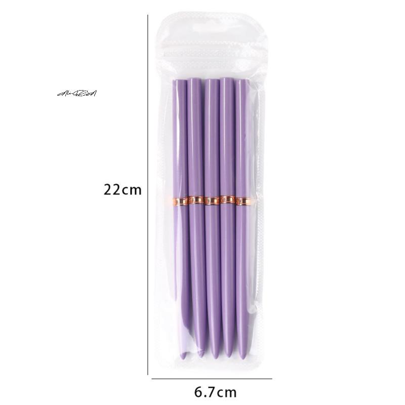 5Pcs/Set Professional Nail Art Liner Brushes Gel Striping Painting Design for Nails in Sizes 7/9/11/15/20mm