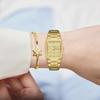 WWOOR Luxury Business Men Watches Gold Quartz Stainless Steel Sport Clock Waterproof Week and Date Wrist Watches