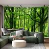 Vibrant and Peaceful Forest Landscape Tapestry Polyester Wall Hanging Living Room Bedroom Office Home Room Party Decoration