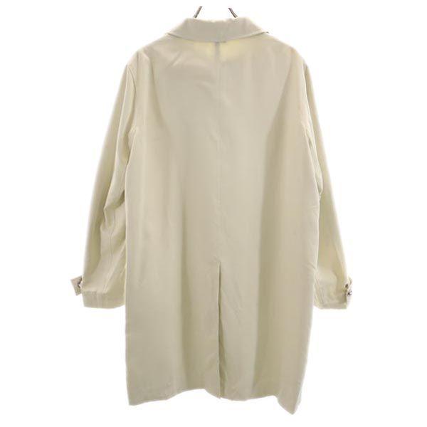 Burberry Long Coat Ivory System Women Used