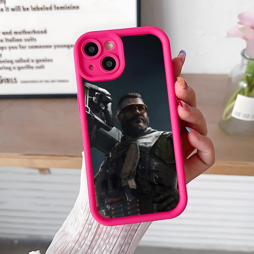 Game Delta Force Thicken TPU Mobile Phone Case for iPhone 17 16 15 14 13 12 11 Air Pro Max Plus Colorful Cover
