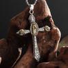 Virgin Cross Women's Clavicle Chain Fashion New Men's Jewelry High-Level Simple Pendant Necklace