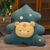 Kawaii Funny Christmas Series Santa Claus Plush Toy Elk Stuffed Soft Cute Throw Pillow Christmas Tree Creative Gift Home Decor