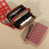 Long Women Wallet Purses Tassel Coin Holder_arge Capacity Double Zipper Pu LeatherCard Multilayer Storage Moneyclip Clutch Bag