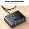 B03C USB External Sound Card USB Adapter for PC Laptop Desktops Stereo Sound Card with 3.5mm Interfaces USB Volumes Control