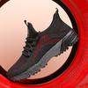 Men's Breathable Mesh Running Shoes - Lightweight Athletic Shoes, Stylish Design Summer Shoes Basketball  Tennis Black Sneakers