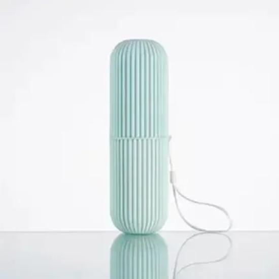 Travel Portable Toothbrush Cup Bathroom Toothpaste Holder Storage Case Box Organizer Travel Toiletries Household Storage Cup
