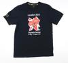 London 2012 Herren Schwarzes Olympiade T-Shirt, Größe S, Sport