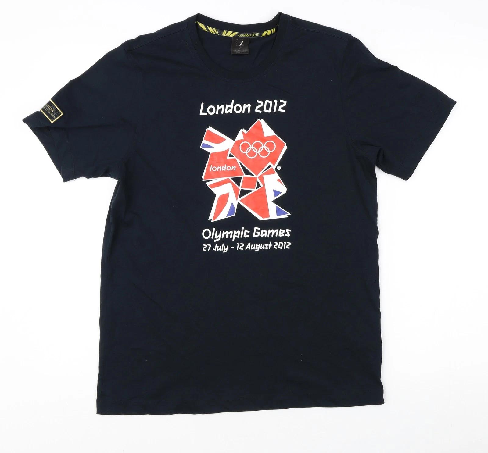 

London 2012 Men s Black Olympic T-Shirt, Size S, Sports S