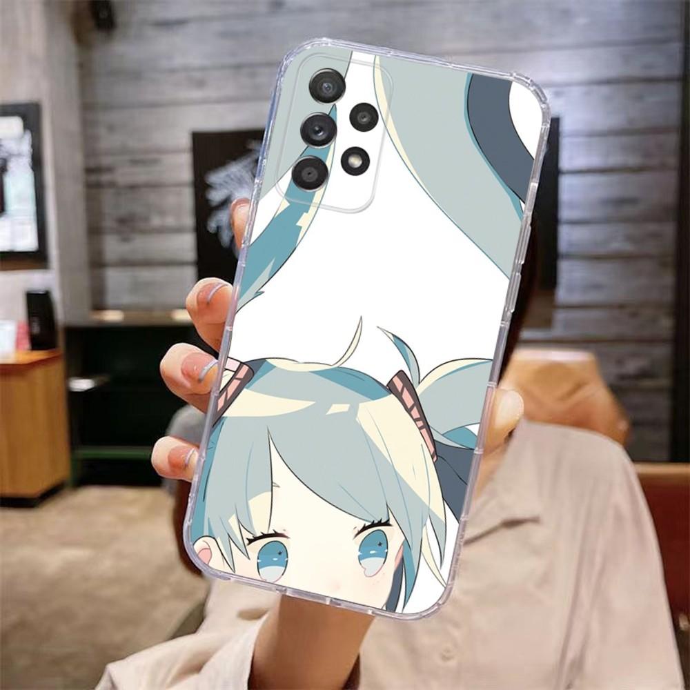 Anime M-MIKUS-S Phone Case For Samsung A 71,70,52,51,4G,40,31,50,20,21,S,12,10,Note20 Ultra,4G,Ultra,Soft Transparent Case
