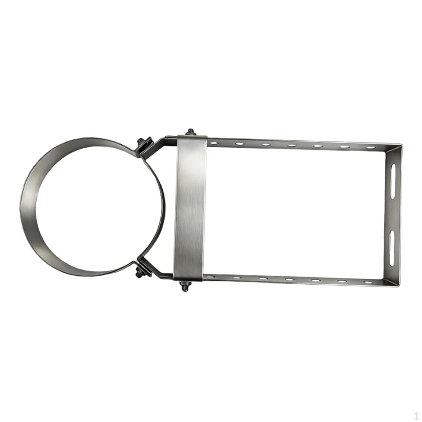 

Adjustable Chimney Flue Support Collar for Pipe, Solid Stainless Steel Heat Resistant Accessory Diameter 15cm