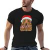Christmas Cocker Spaniel Red T-Shirt G Man T Shirts for Men Man T Shirt Cotton High Quality Fun