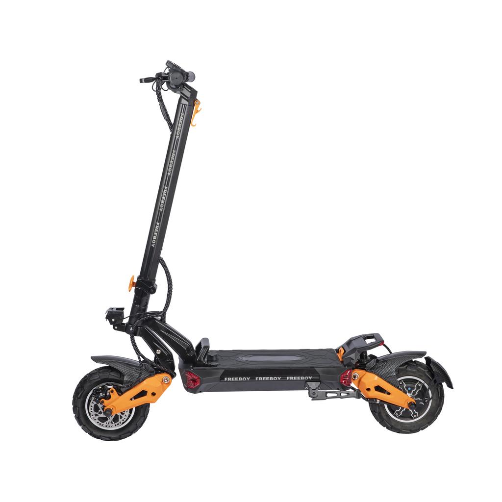 FREEBOY Dual Motor Off Road Electric Scooter Fat Tire 11 Inch Adult E Scooter US EU Warehouse Fast Shipping Foldable Escooter