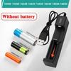 Smart Single Slot Charger With Adjustable Electrode Rechargeable Lithium Battery Charger For 16340/16650/14650/18350/18500/18650