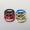 1PCS Car Steering Wheel Front Emblem Badge Logo Sticker For Mazda 2 3 5 6 7 323 626 RX7 RX8 MX5 MX3 Axela Atenza CX-3 CX-4 MPS