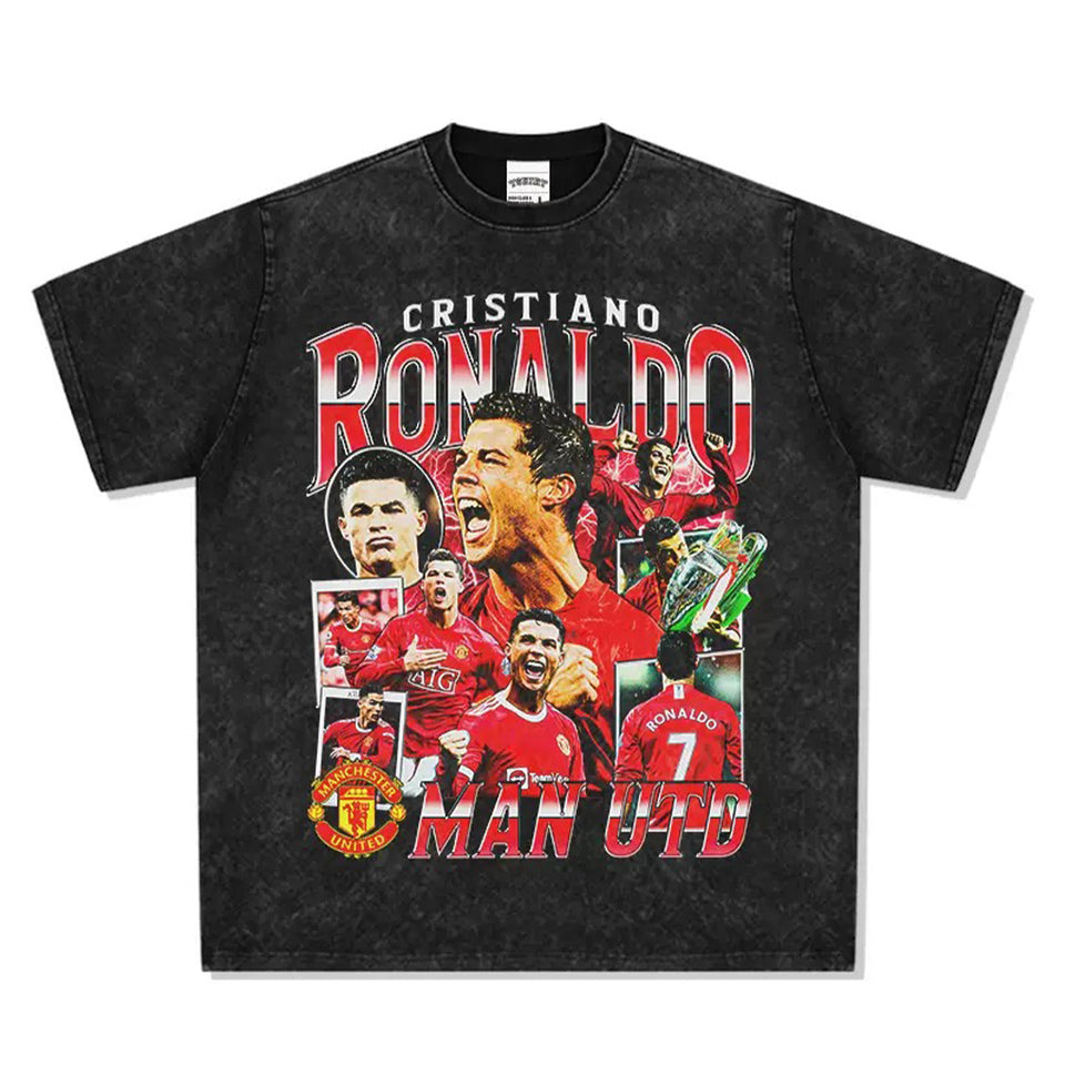 Cristiano Ronaldo Oversized Washed T-Shirt II S разноцветный