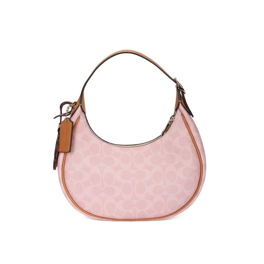 Coach Borsa a tracolla Carmen 20 Cinturino regolabile Stampa Moda Nuova Luna Borsa Ciondolo a fiore Borsa a spalla Piccola borsa a tracolla da donna Rosa CDW86-IMPO