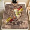 Racing Club de Lens2 Flannel Blanket, High quality Comfortable for All Seasons, Home Decor, Warmth and Comfort
