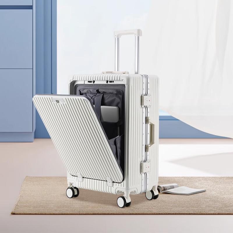 

KINGSGEAR Front-Opening Aluminum Frame Luggage