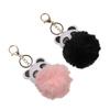Pendant Prop Bag Pendant Hairball Key Chain PU Leather Keyring Panda Keychain Animal Panda Keyring