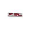 Premium 7.3L 7.3 L for Universal car Engine Hood Fender trunk Tail Rear Bonnet Nameplate Decal Emblem Badge Sticker