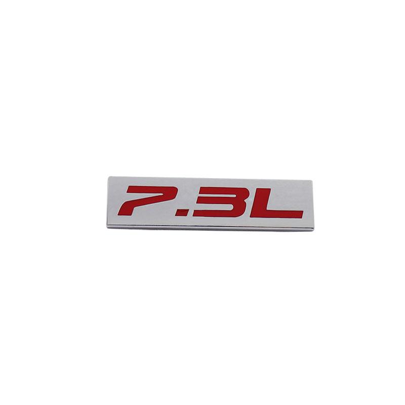Premium 7.3L 7.3 L for Universal car Engine Hood Fender trunk Tail Rear Bonnet Nameplate Decal Emblem Badge Sticker