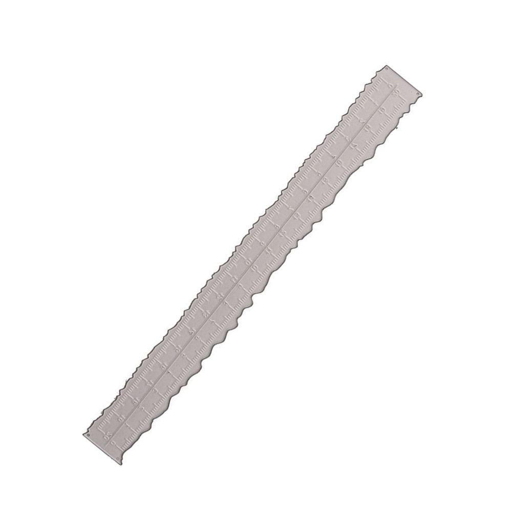 Cutting Die Carbon Steel Paper Tearing Ruler Wavy Edge Embossing Irregular Edge Ruler Decorative Metal Craft Ruler Card Making