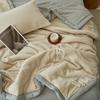 Japanese Double-Layer Yarn Summer Quilt High-Quality Two-Tone Soybean Thin Quilt Skin-Friendly Cooling Comfort for Single Double