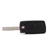Flip Key Fob Case, 2 Buttons Black Easy To Carry, Peugeot 107 207 307