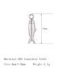 3Pcs Bee/Violin/Coconut Palm/Hearts Charms Stainless Steel Necklaces Bracelet Pendants Handmade Craft DIY Jewelry Making Finding