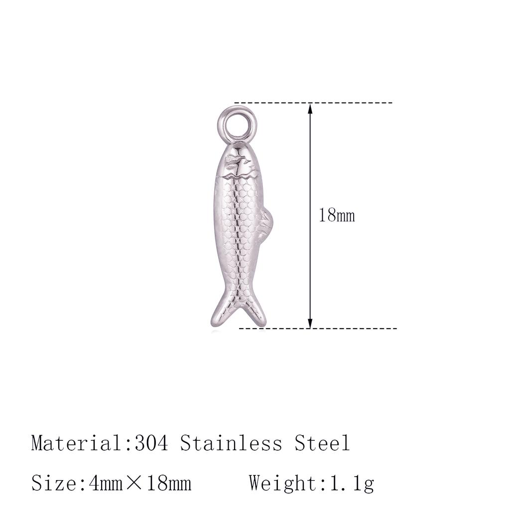 3Pcs Bee/Violin/Coconut Palm/Hearts Charms Stainless Steel Necklaces Bracelet Pendants Handmade Craft DIY Jewelry Making Finding
