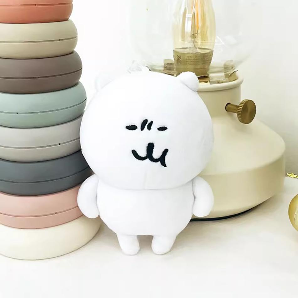 New Product Self-deprecating Joke Bear Cute Hanging Ornament Plush Anime Toy Keychain Bag Pendant Dolls Christmas Birthday Gifts