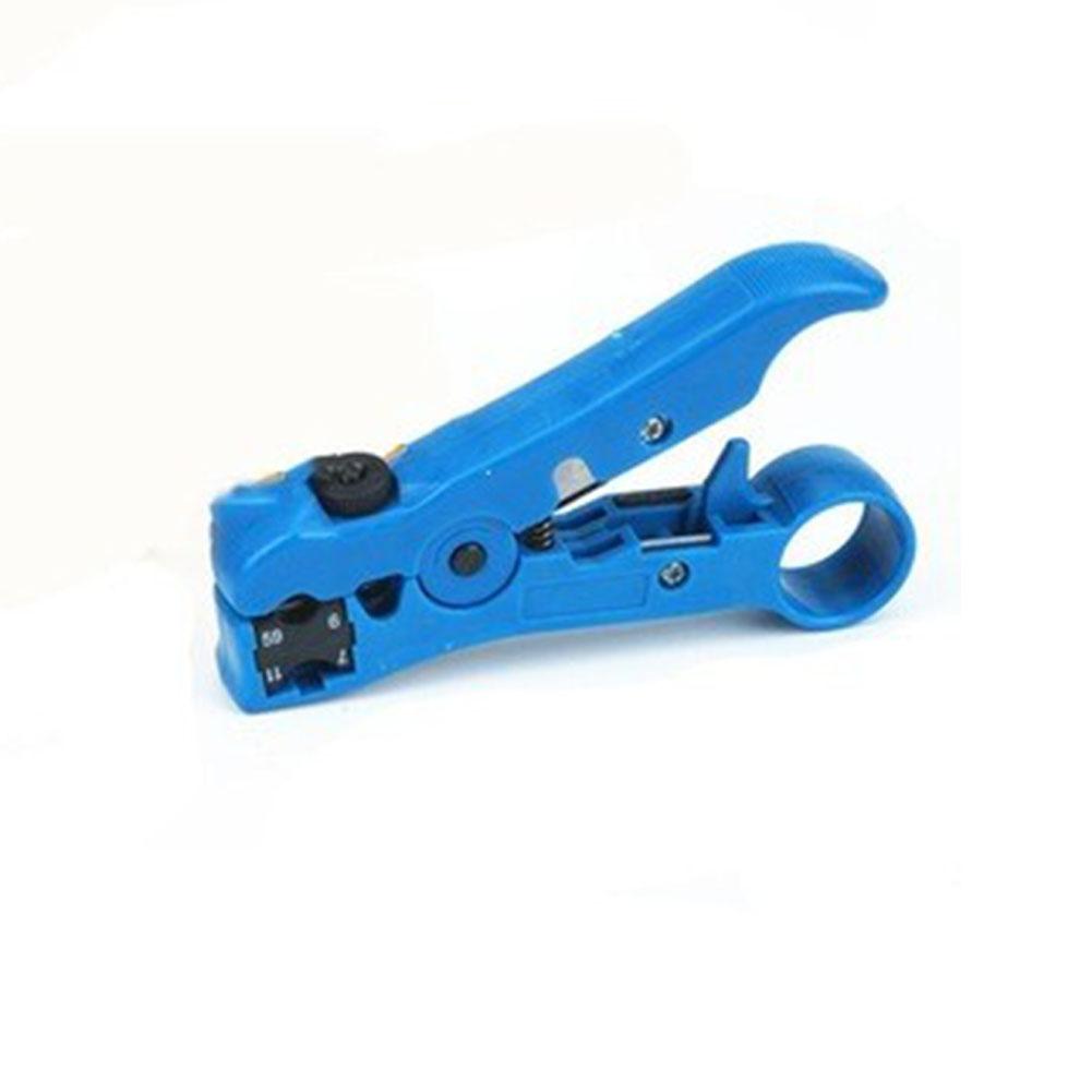 Multi-functional Cutter Striper Automatic Cable Wire Stripper Electric Stripping Tools for UTP STP RG59 RG6 RG7 RG11