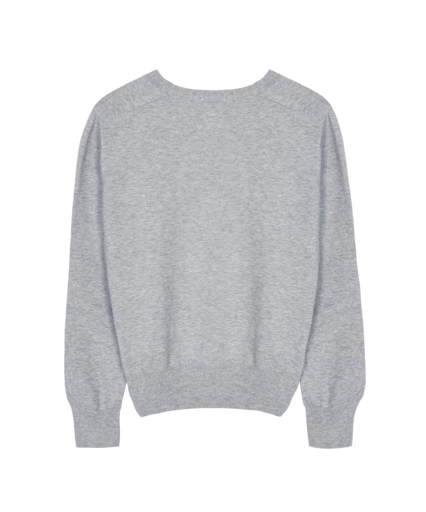 Nigaennikol Nicole Rose Jaquard Pullover Knit_Gray