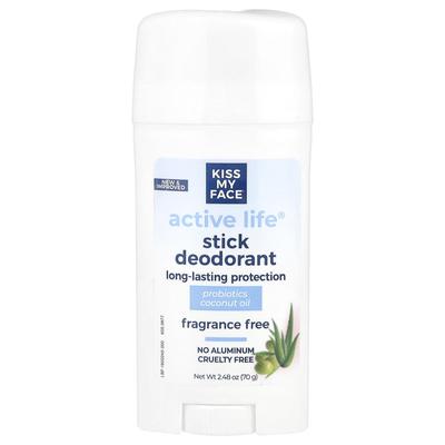 Active Life®, Stick Deodorant, Fragrance Free, 70G(2.48Oz)