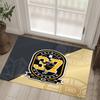 Boston Bruins Design Crystal Velvet Carpet Cozy Non?Slip Printed Rug For Bedroom Living Room Entrance